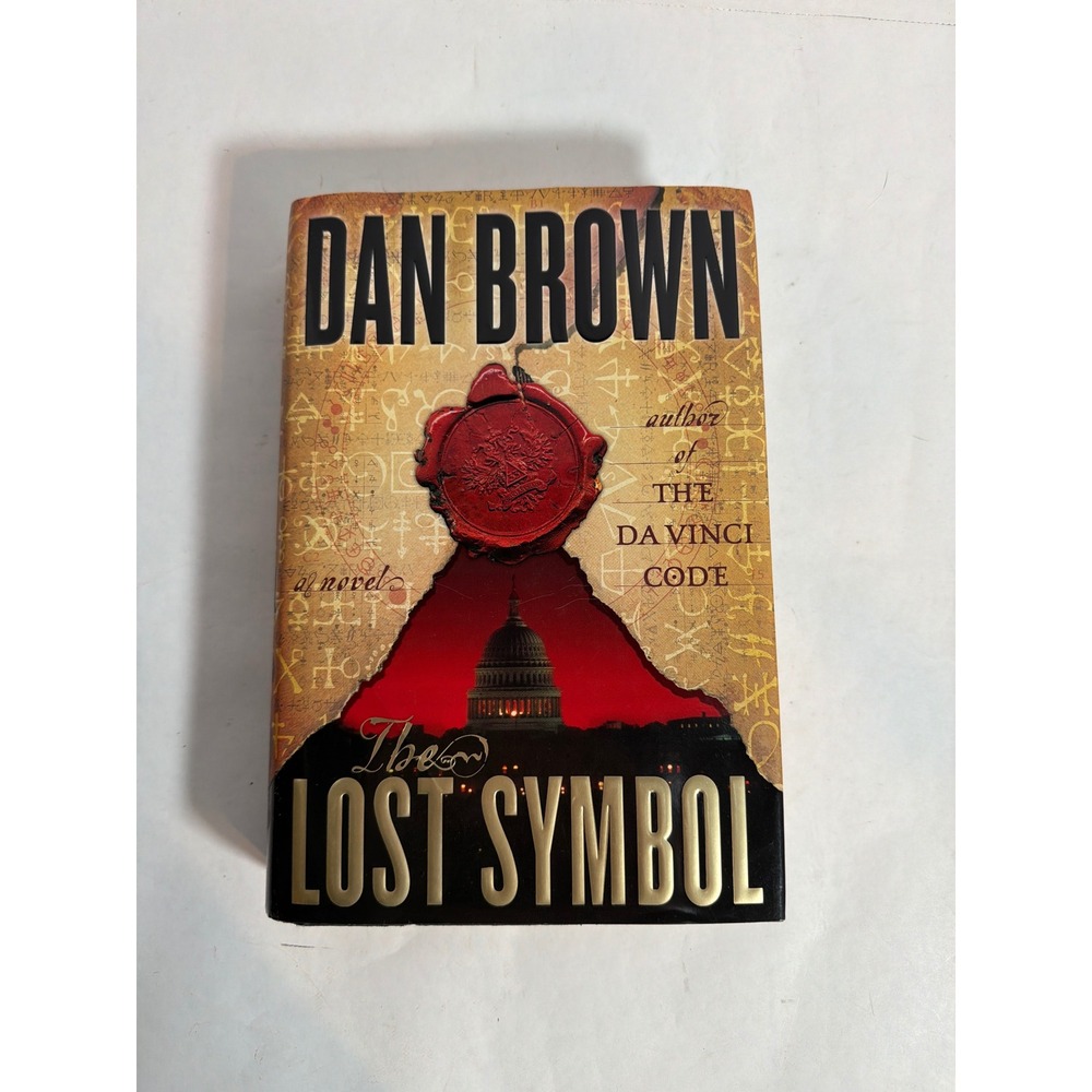 Dan Brown The Lost Symbol Hardcover Thriller Mystery Novel Dust Jacket